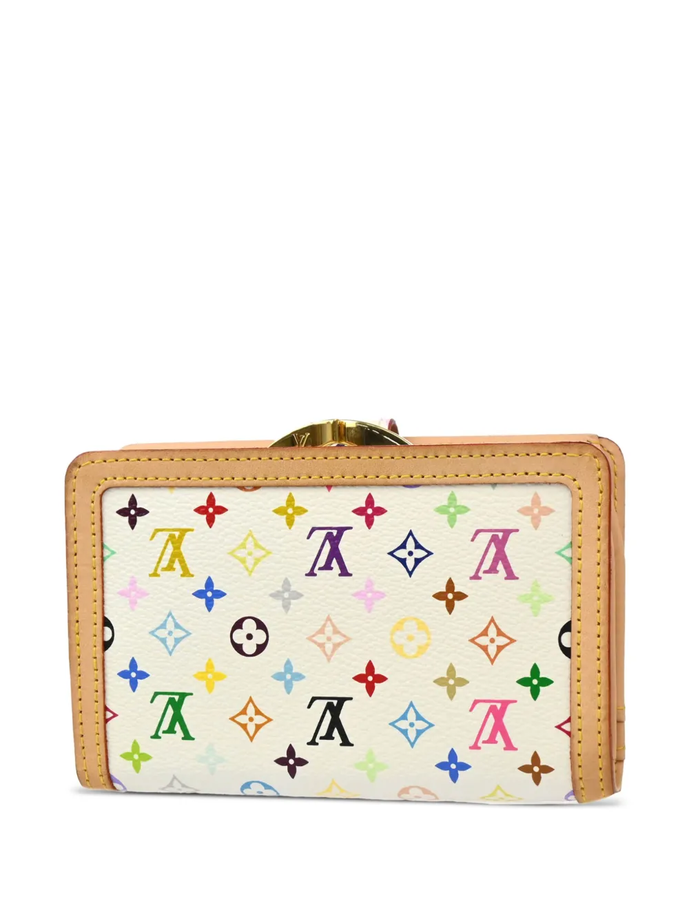 Louis Vuitton Pre-Owned x Takashi Murakami 2005 Portefeuille Viennois portemonnee - Wit