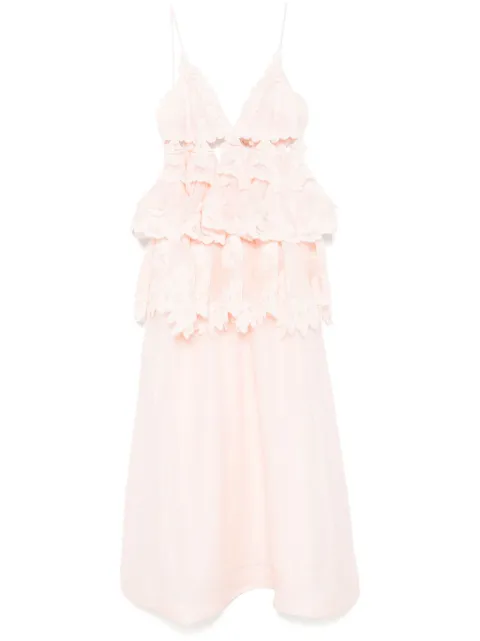 ZIMMERMANN tiered lace maxi dress 