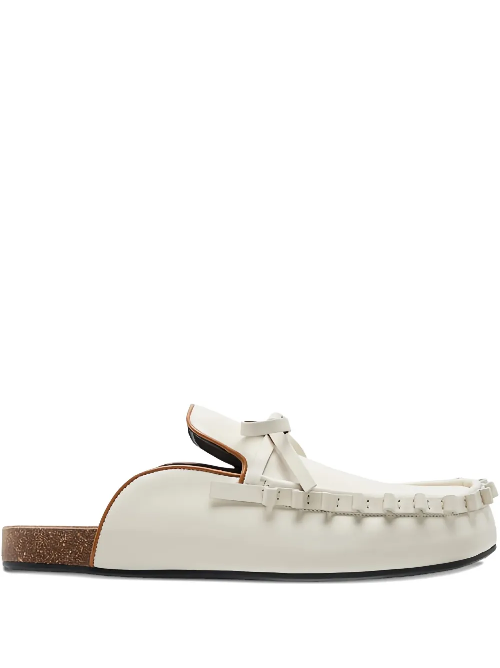 JW Anderson leather slippers White