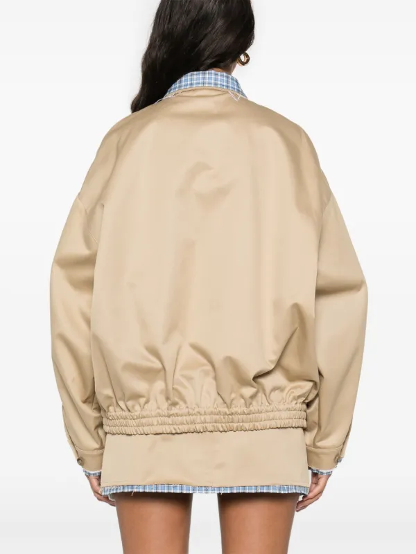 Miu Miu ボンバージャケット | ニュートラル | FARFETCH JP