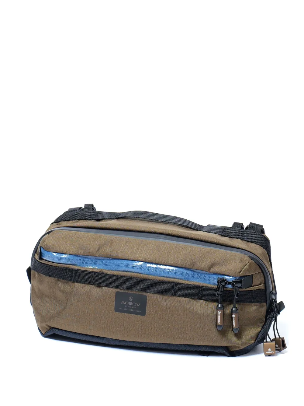 As2ov Epic Series Side Pouch In Brown