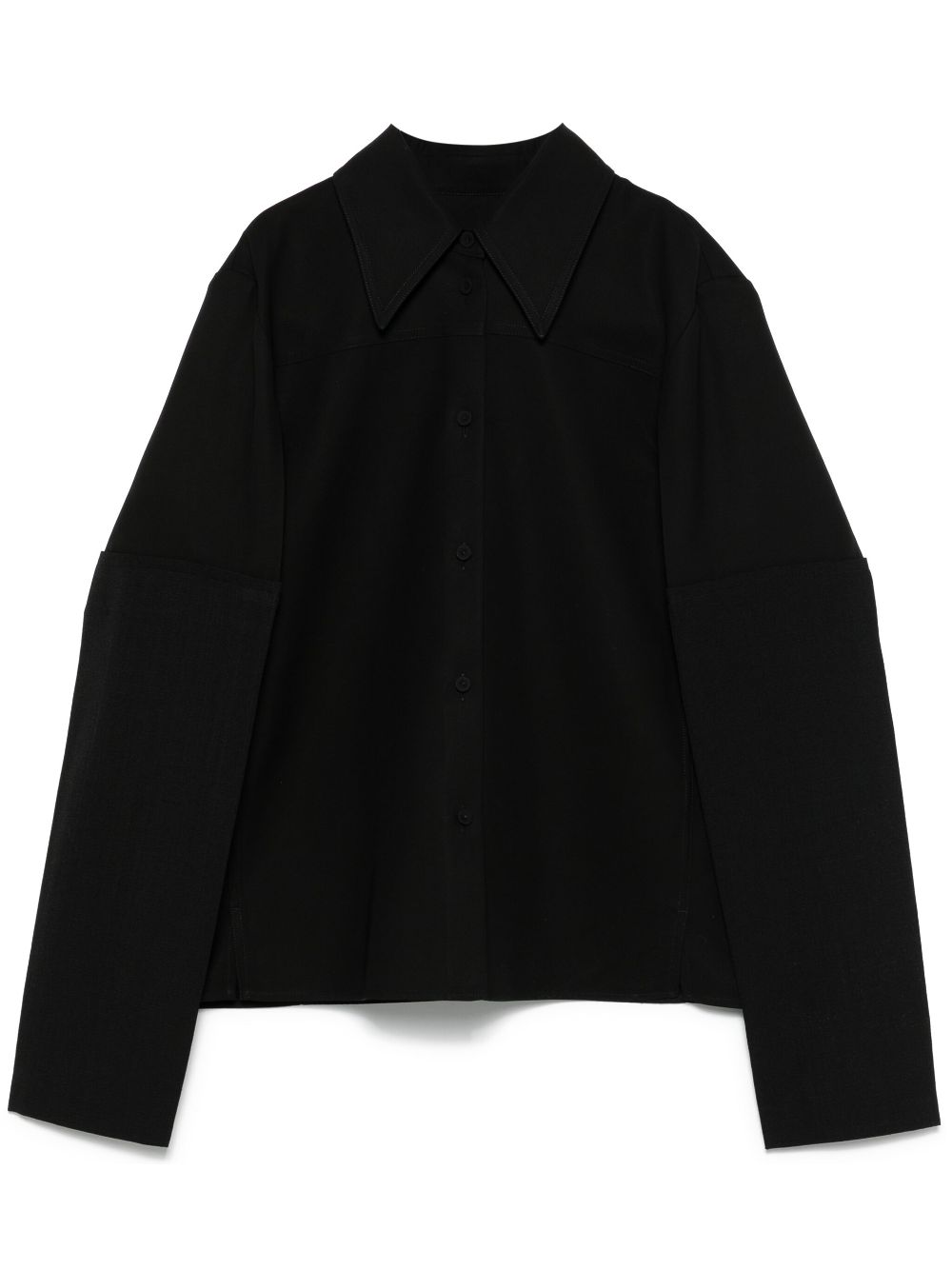 Jil Sander classic-collar shirt - Black