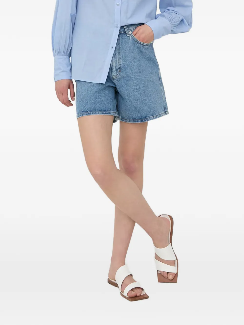 Gestuz denim shorts - Blau