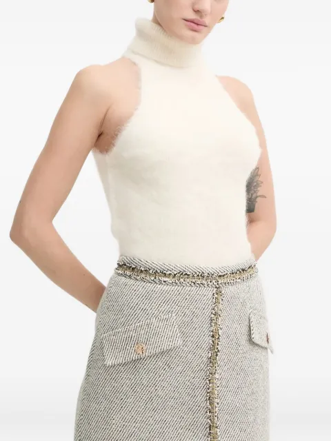 Gestuz halter-neck knit tank top