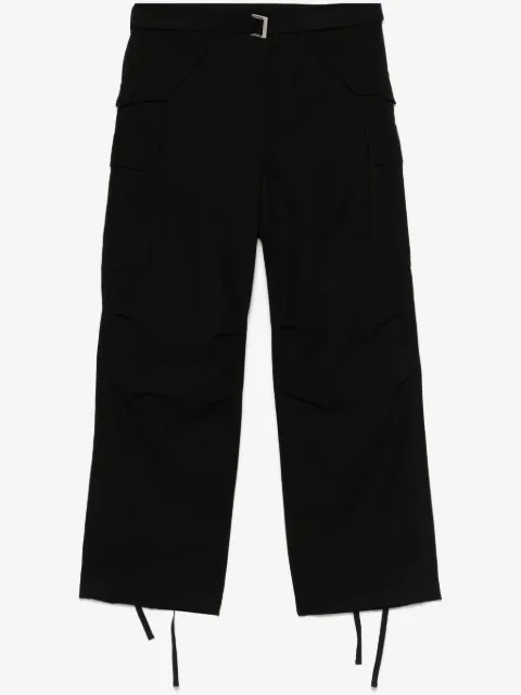 sacai belted cargo pants