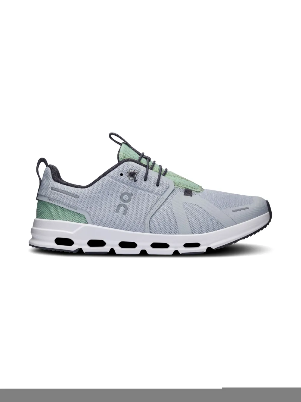 On Running Grey Kids' Cloud Sky Mesh Low-top Trainers Eur 37.5 /4.5 Uk In Blue