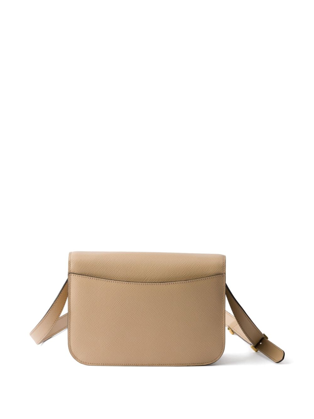 Prada Leren schoudertas - Beige