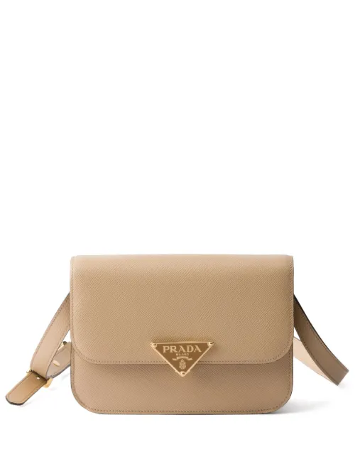 Sac porté épaule en cuir - Prada - Modalova