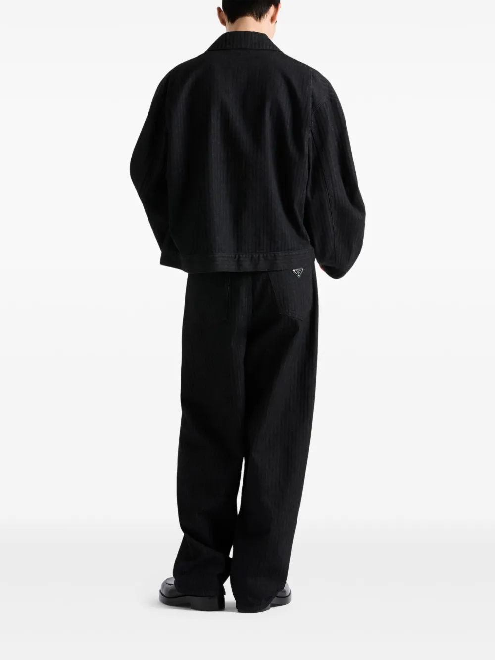 Prada Denim jack Zwart