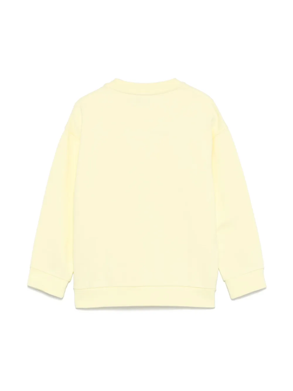 Fendi Kids Sweater met geborduurd logo Geel