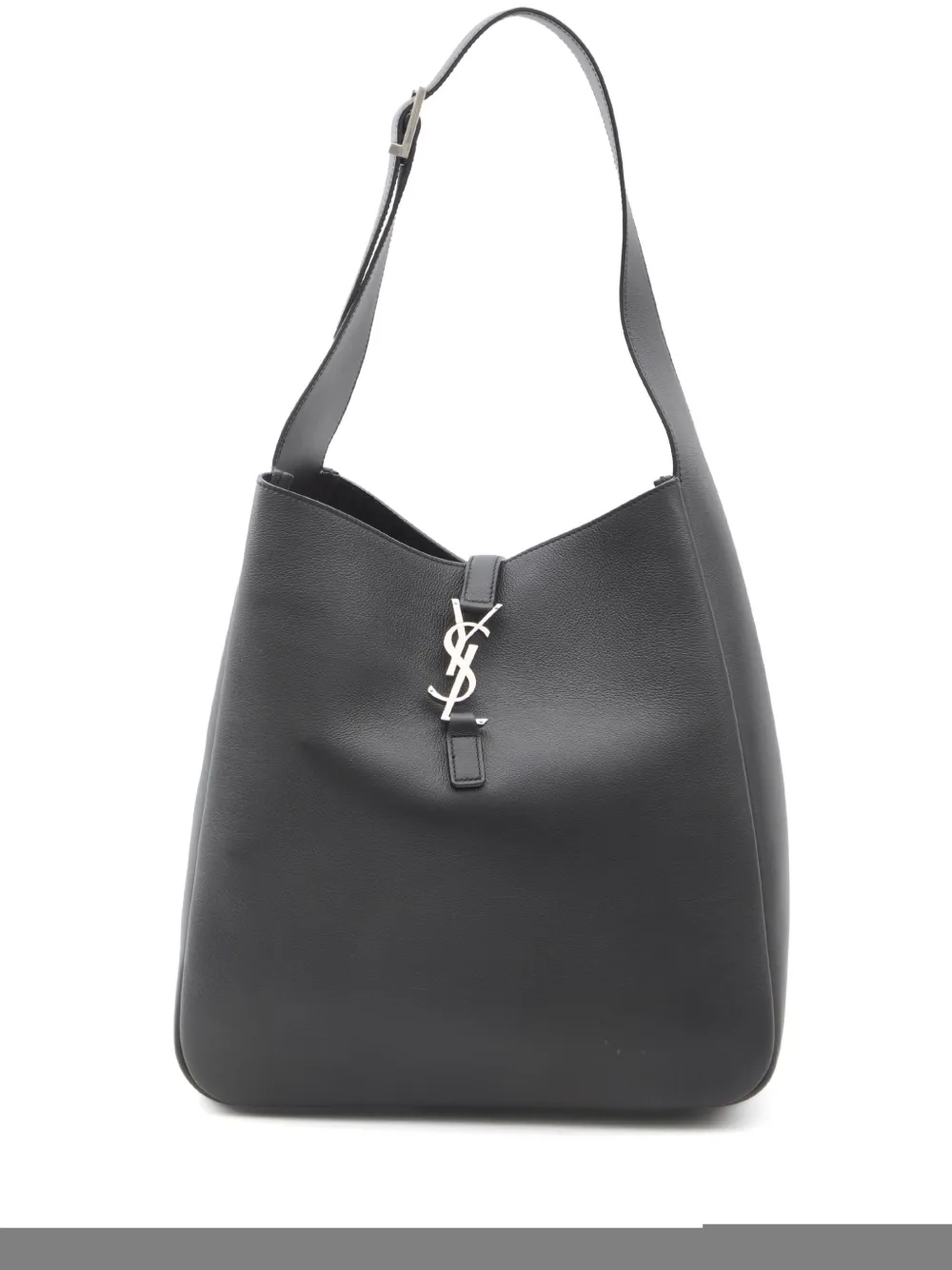Shop Saint Laurent Le 5 À 7 Shoulder Bag In Black