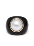 Sophie Buhai Onyx Pearl ring - Gold