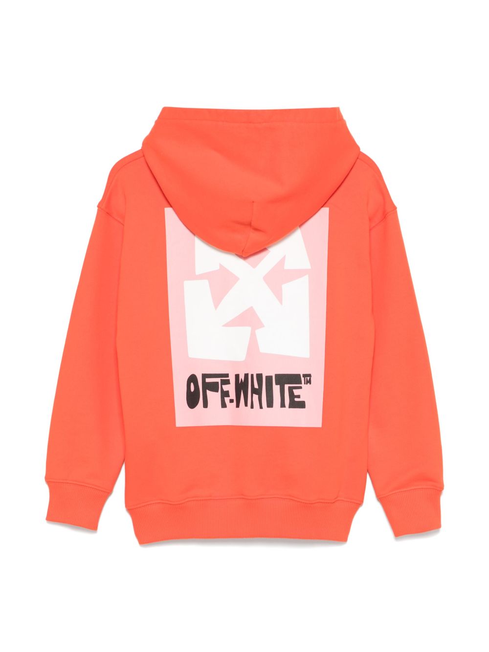 Off-White Kids Big Label hoodie - Rood