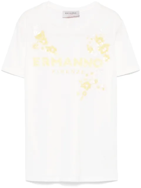 ERMANNO FIRENZE  sequin-embellished T-shirt