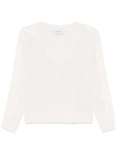 ERMANNO FIRENZE  sequin-embellished sweater