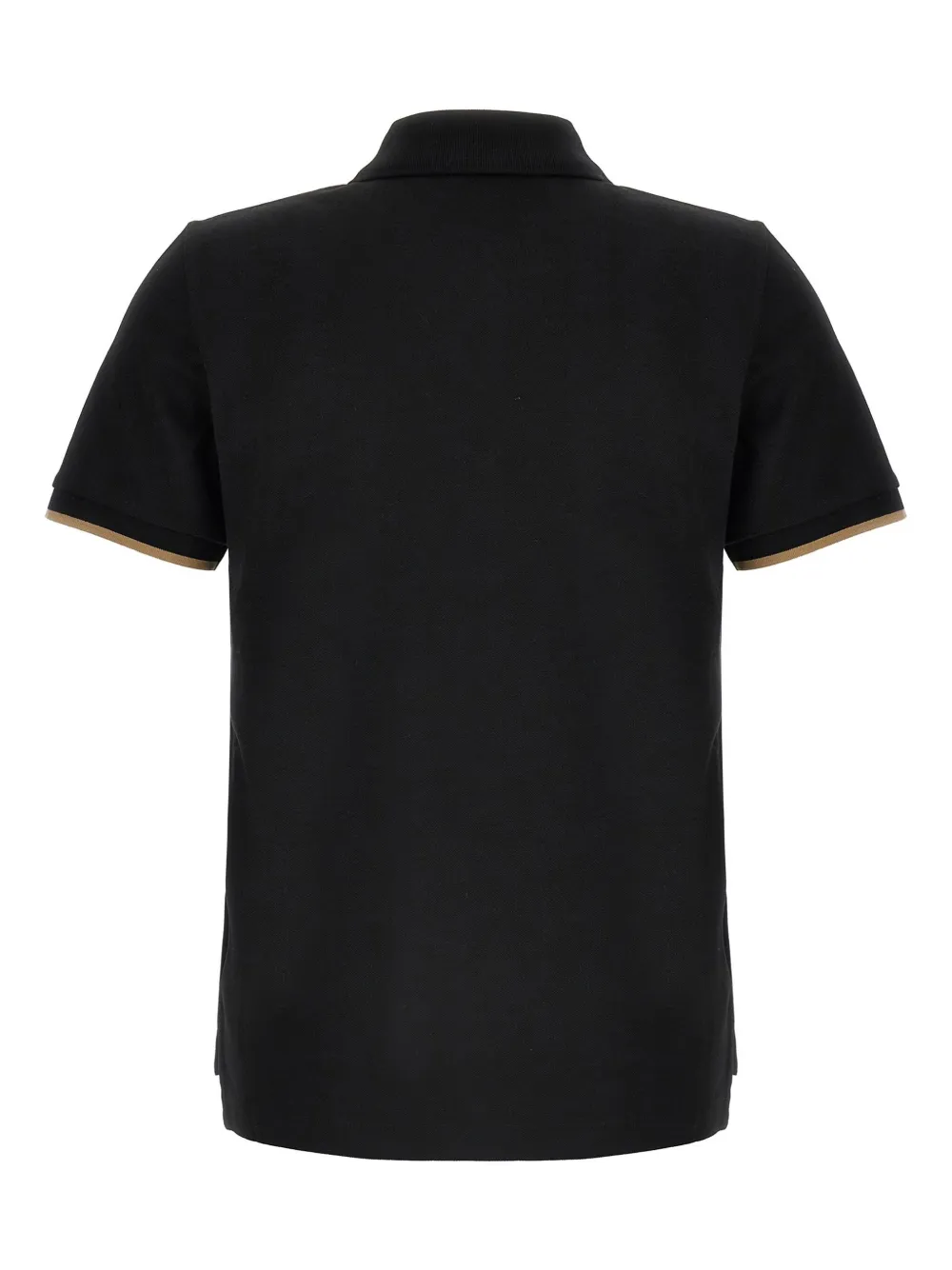 Moncler Polotop met logopatch - Zwart