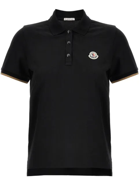 Moncler logo-patch polo top