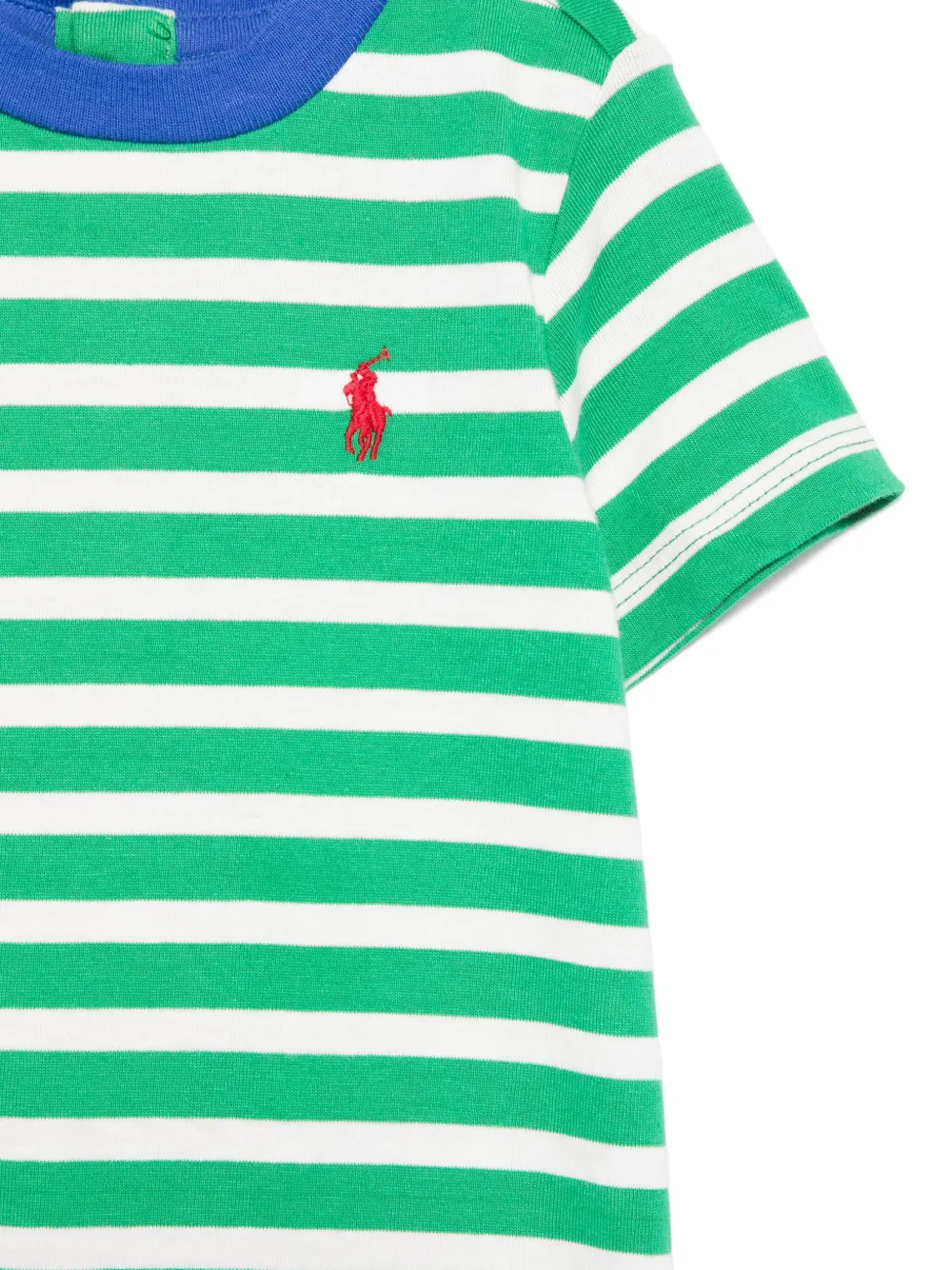 POLO RALPH LAUREN KIDS Body met borduurwerk Groen