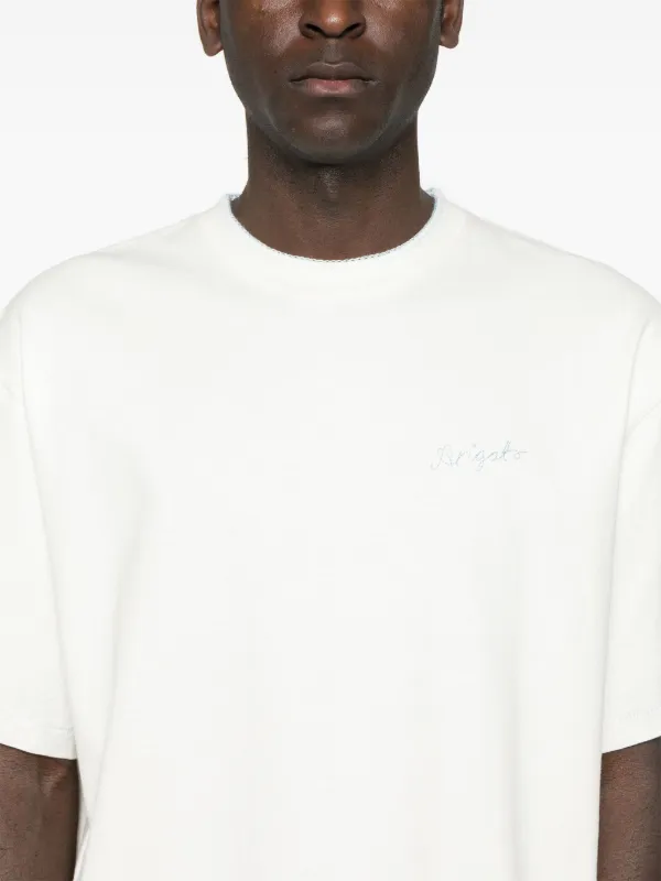 Axel Arigato decorative-stitching T-shirt White FARFETCH ID