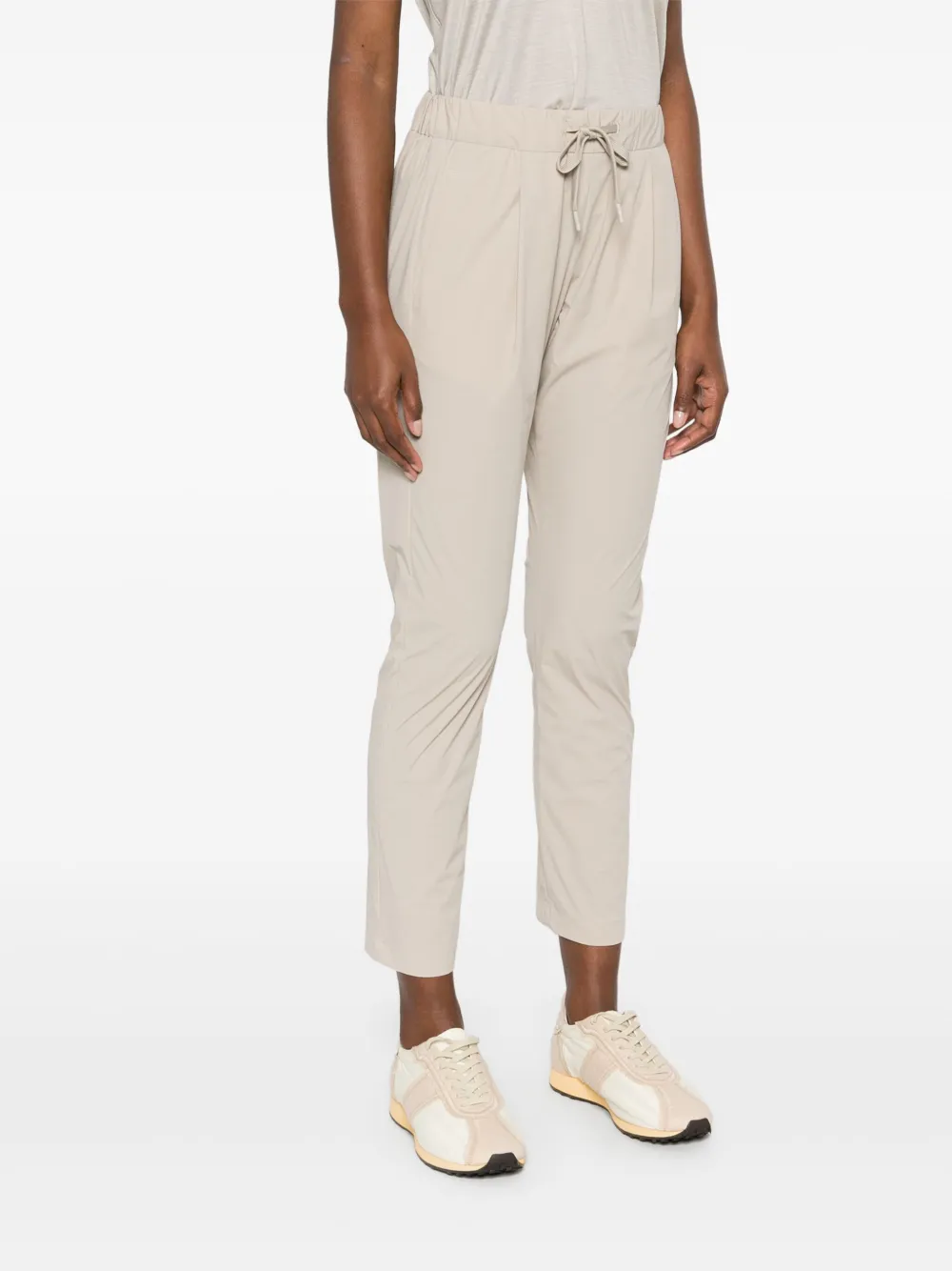 Herno Trainingsbroek met toelopende pijpen Beige