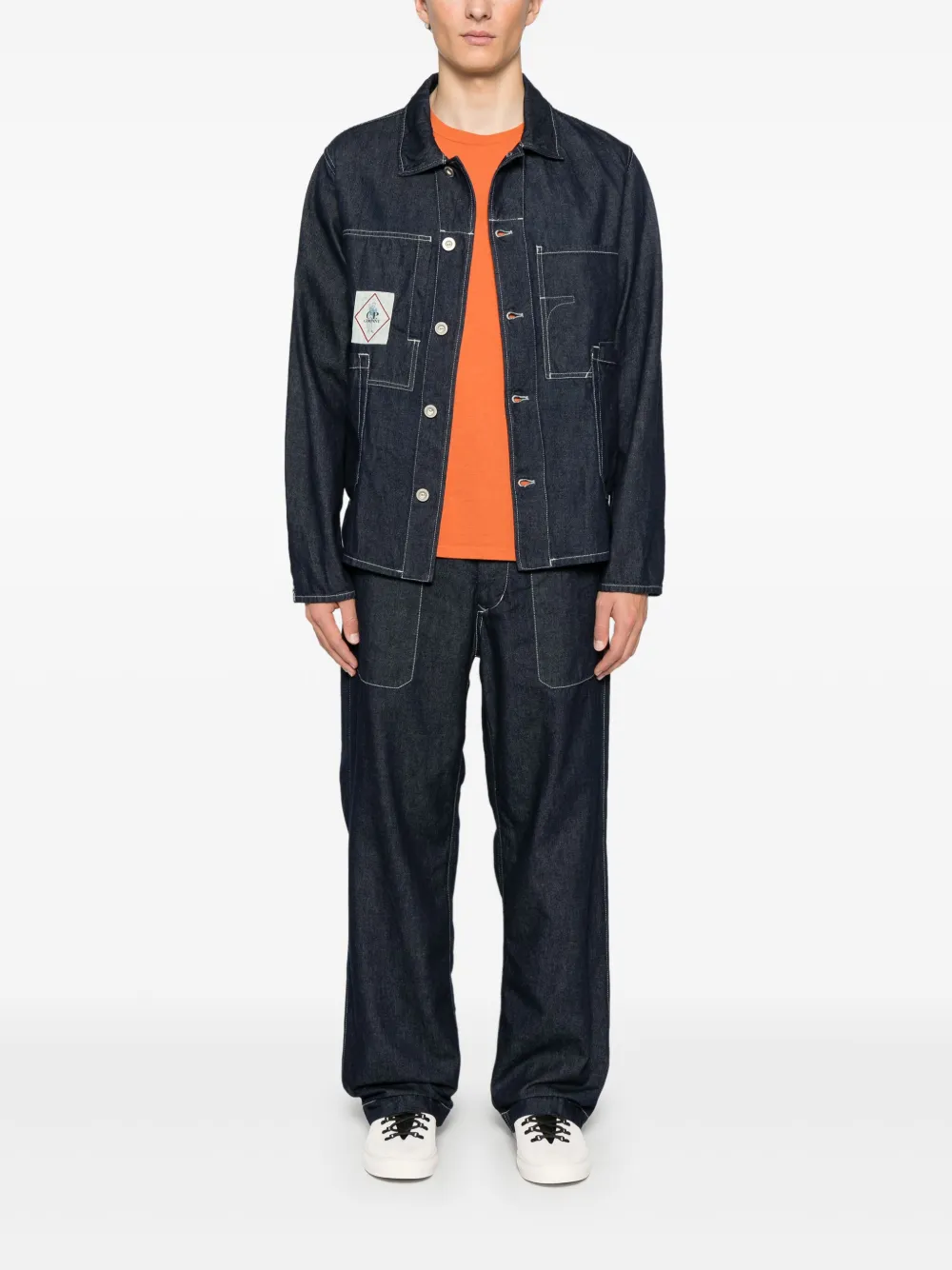 C.P. Company denimjakke med logomærke | Denimjakker | Image 2