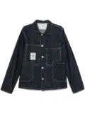 C.P. Company logo-patch denim jacket - Blue