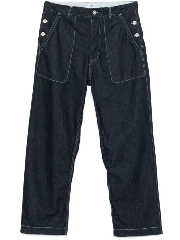 Company straight-leg Jeans Blue FARFETCH IN