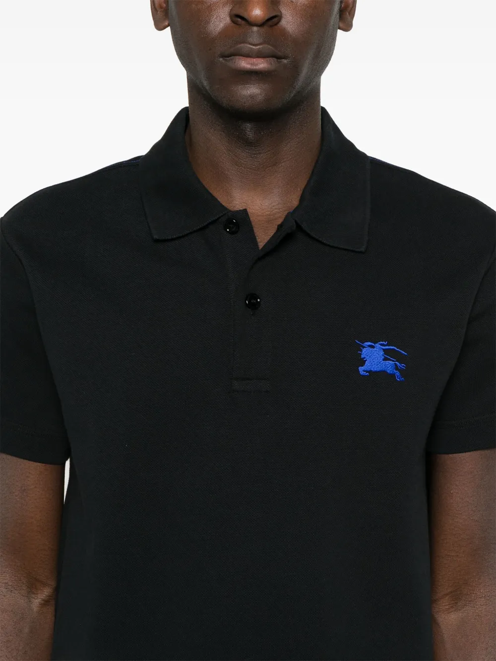 Burberry Katoenen poloshirt Zwart