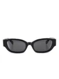 Magda Butrym crystal embellished sunglasses - Black