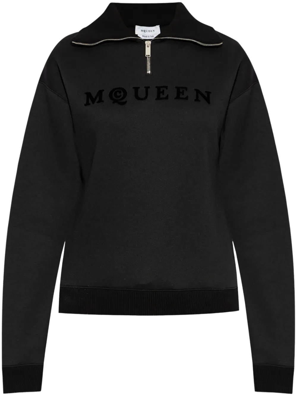 logo-embroidered sweatshirt