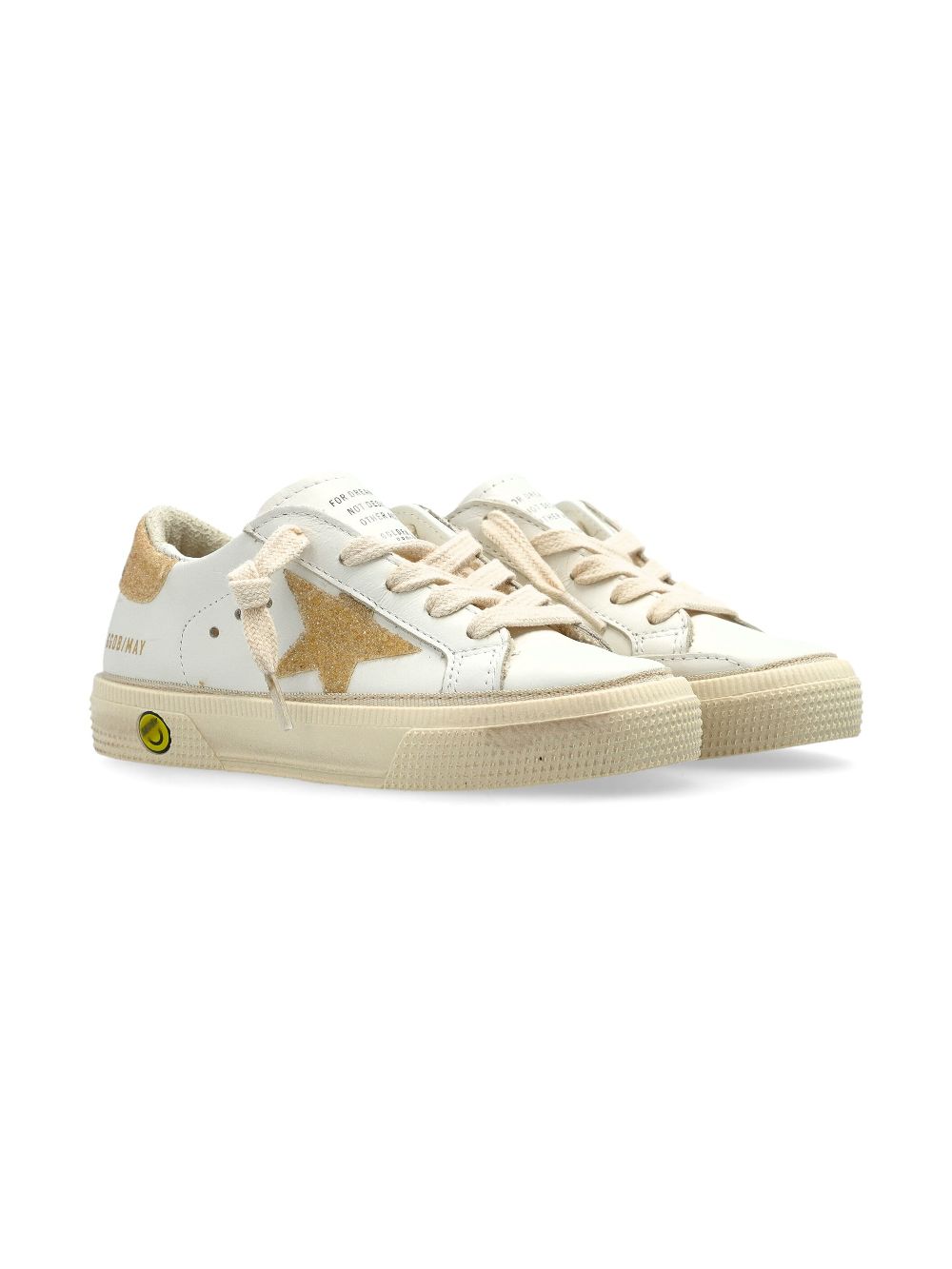 Golden Goose Kids May sneakers Wit