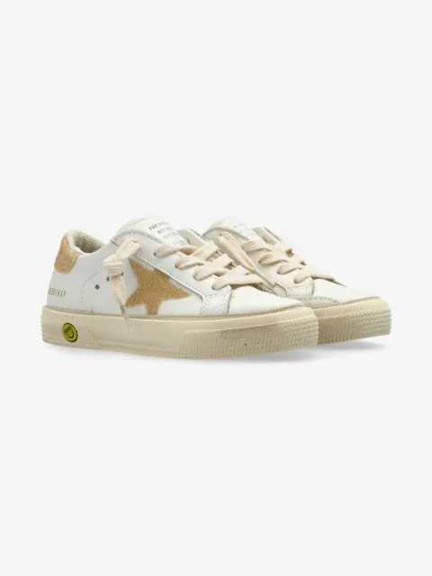 Golden Goose Kids May glitter-detail sneakers