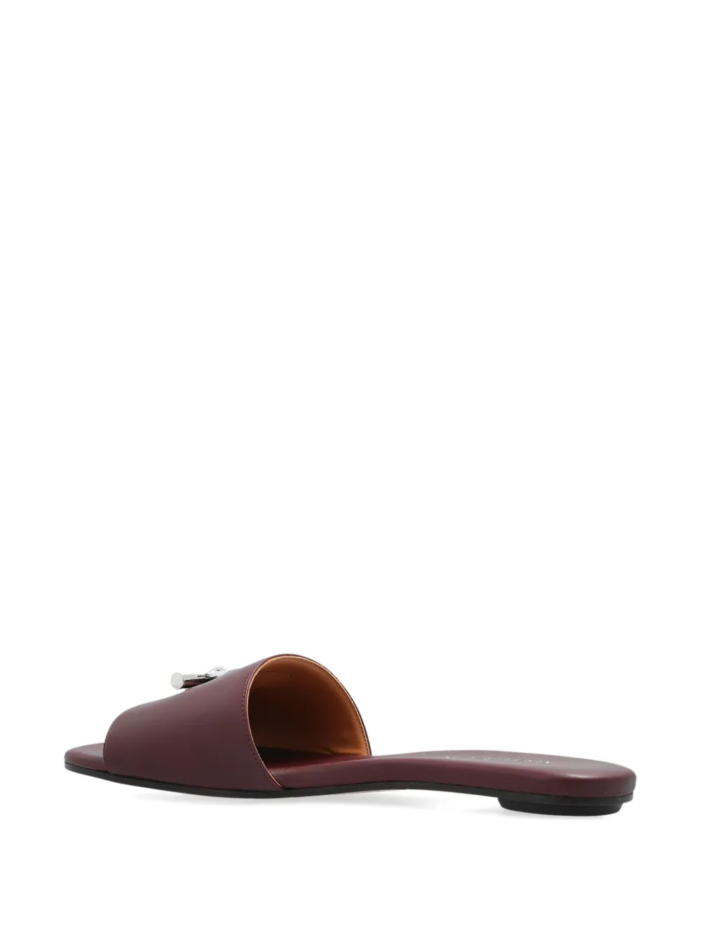 Alexander McQueen Arc Flat slippers Rood