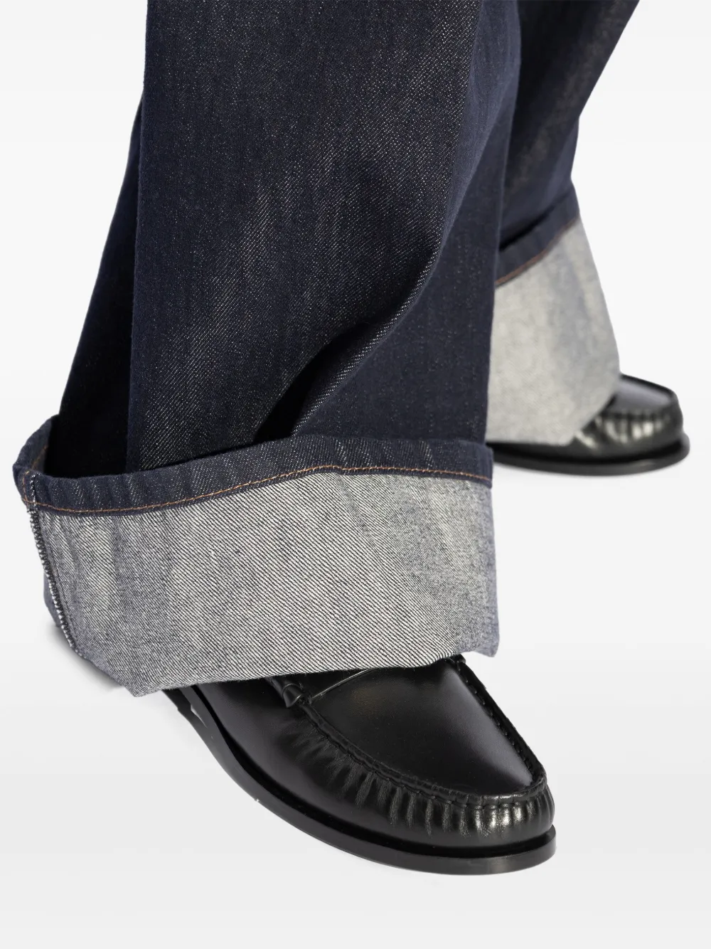 Max Mara Boymoc loafers Zwart