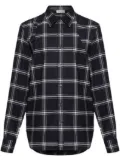 Alexander McQueen Plaid Harness Shirt - Black