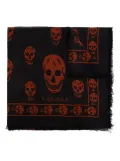 Alexander McQueen skull-print scarf - Black