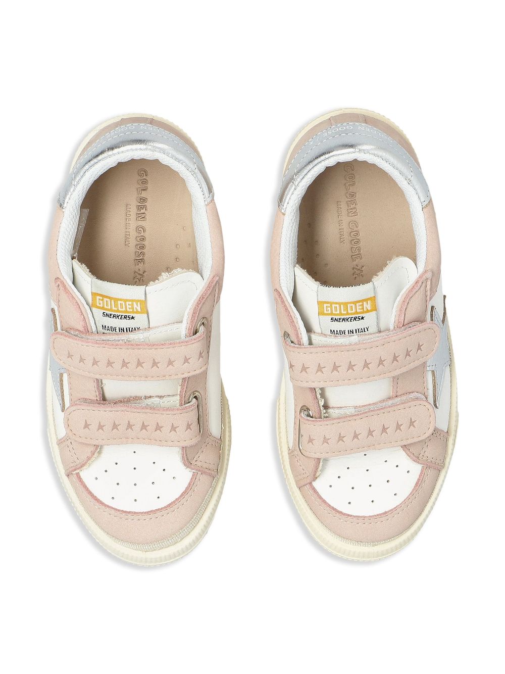 Golden Goose Kids May School sneakers Roze