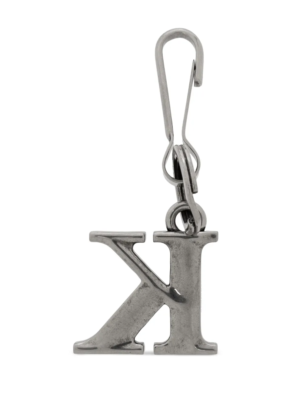 Balenciaga Sleutelhanger met letterbedel - Zilver