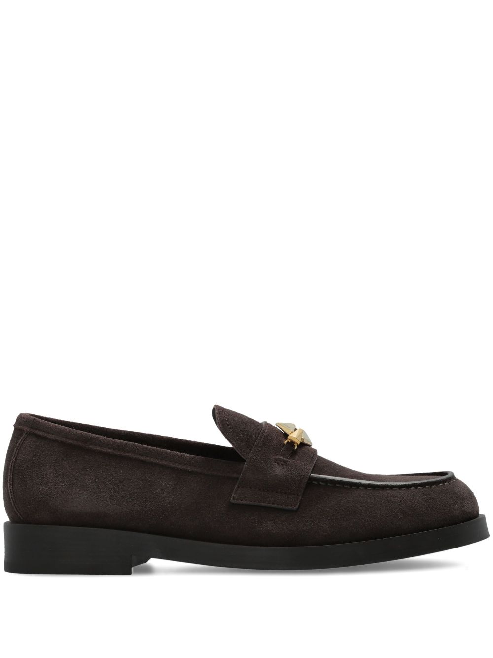 Jimmy Choo suede Maddie loafers Brown