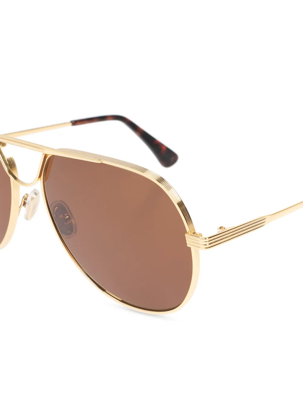 Golden Goose Zonnebril met piloten montuur Goud