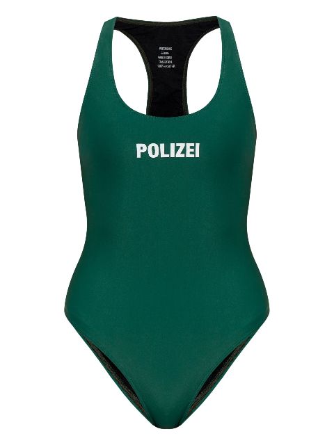 VETEMENTS text-print swimsuit 