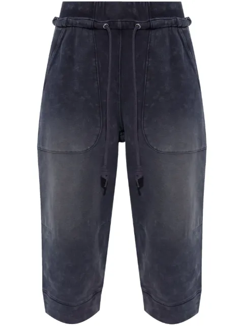 R13 pants capri con diseño deconstruido