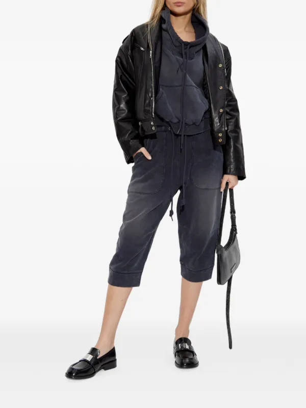 R13 Deconstructed Cropped Track Pants | Black | FARFETCH R13 Deconstructed Cropped Track Pants | Black | FARFETCH
