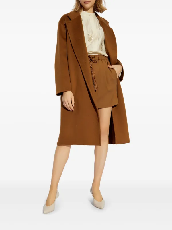 Max Mara  'Tabarin' ミニスカート Max Mara Tabarin ミニスカート | ブラウン | FARFETCH JP