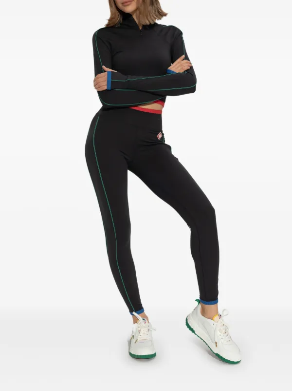 カサブランカ ページ Casablanca logo-print Sneakers | White | FARFETCH