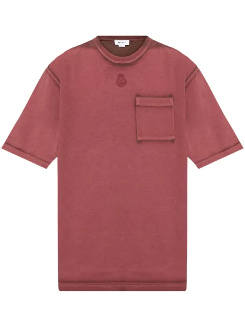 Alexander McQueen logo-embroidered T-shirt