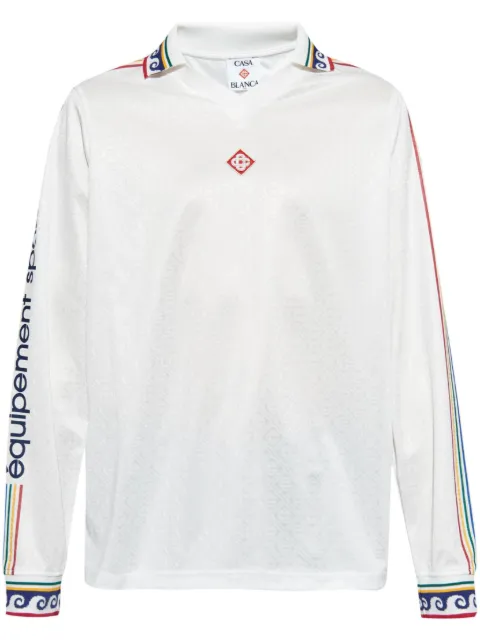Casablanca playera tipo polo con monograma