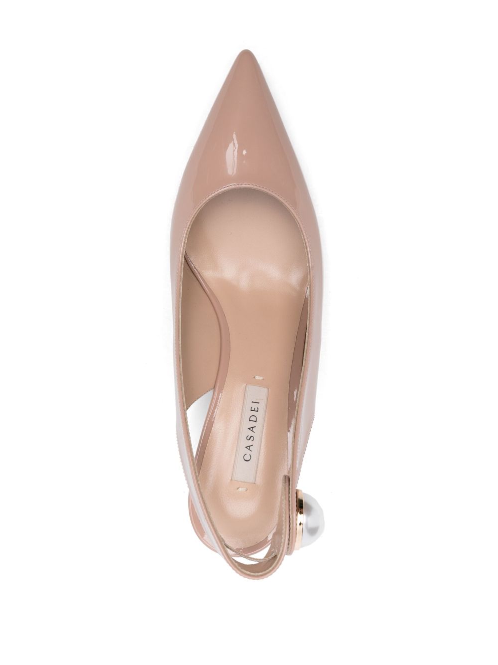 Casadei 70mm Julia pumps Neutrals