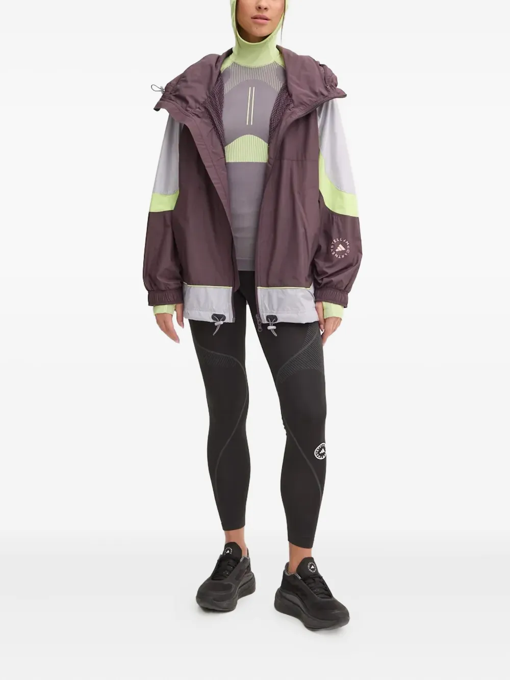 adidas by Stella McCartney hooded seamless top | Hoodies | Image 2