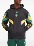 adidas colour-blocked hoodie - Black
